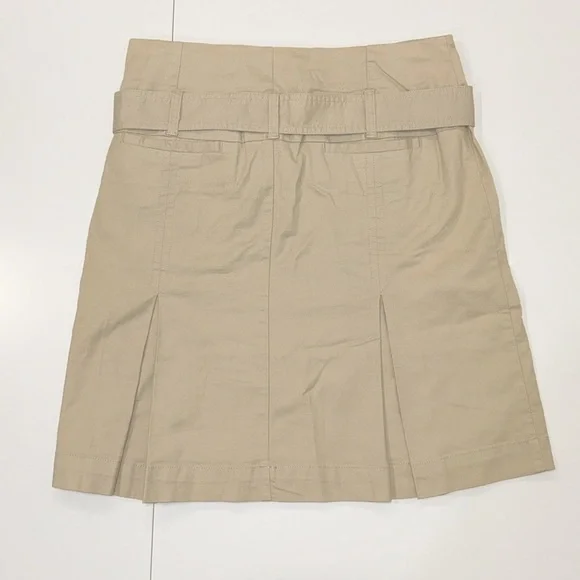Tommy Hilfiger khaki belt pleated skirt for women - Picture 6 of 8